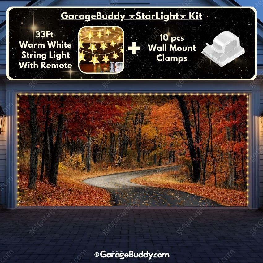 Autumn Road | Nature Garage Door Cover