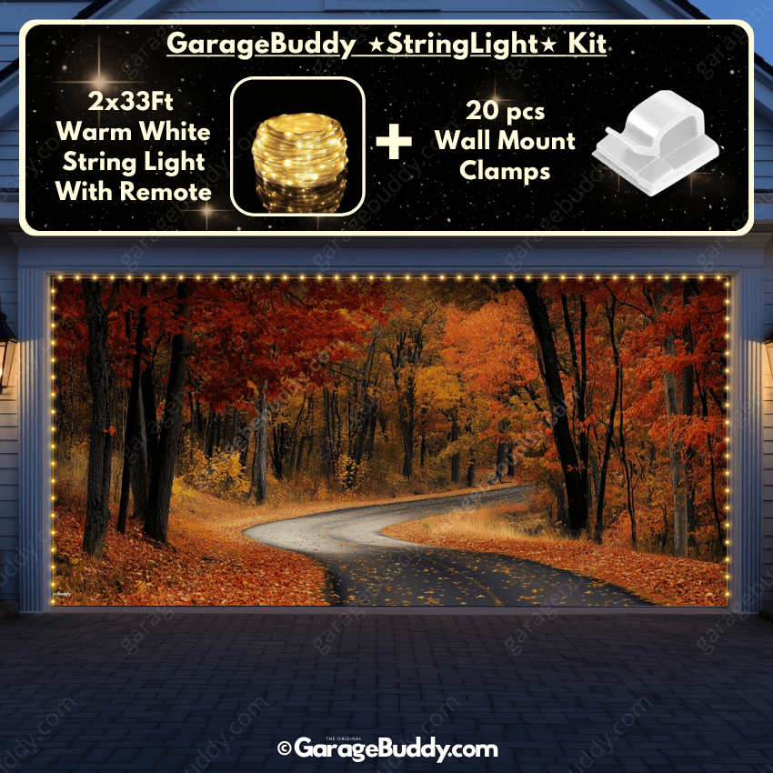Autumn Road | Nature Garage Door Cover