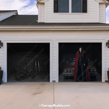 Bloodsucker Halloween Garage door cover