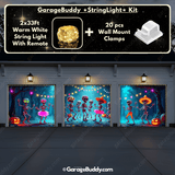 Boogie Bones Halloween Garage String Light Kit