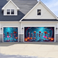 Boogie Bones Halloween Garage Door Cover