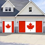 Canada Flag (Plain) | Patriotic Garage Door Cover