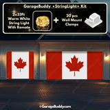 Canada Flag (Plain) | Patriotic Garage Door Cover