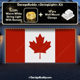 Canada Flag (Plain) | Patriotic Garage Door Cover - GarageBuddy holidays, patriotic