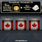 Canada Flag (Rustic) | Patriotic Garage Door Cover