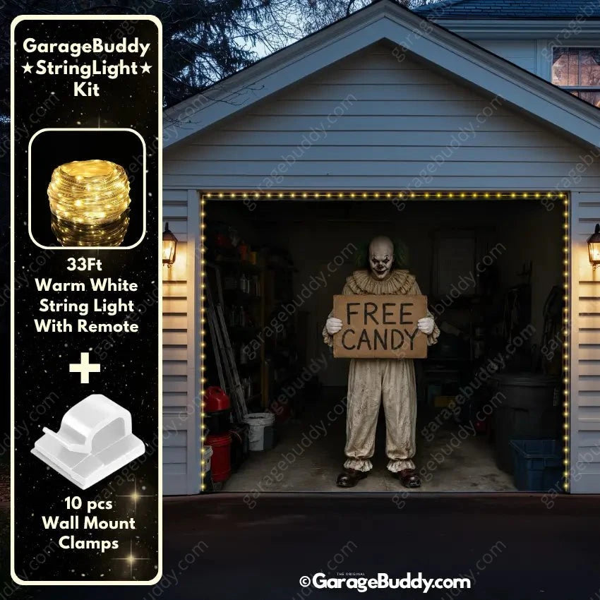 Candy Clown (Limited Edition) | Halloween Garage Door Cover