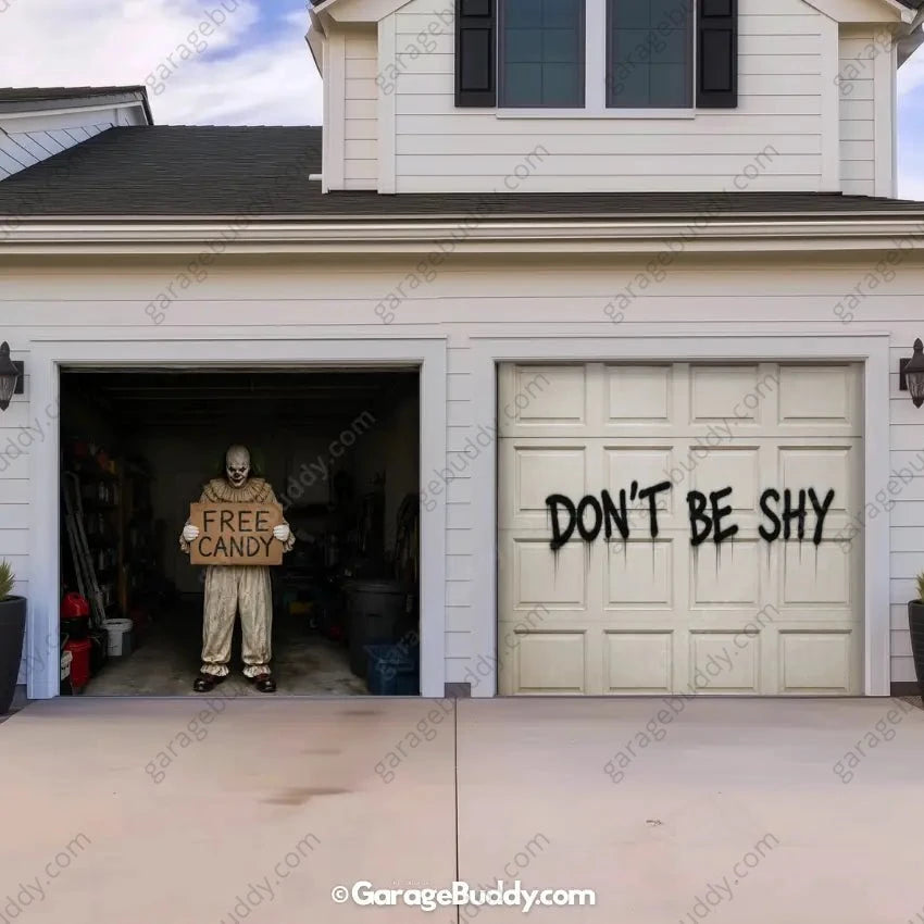 Candy Clown (Limited Edition) | Halloween Garage Door Cover