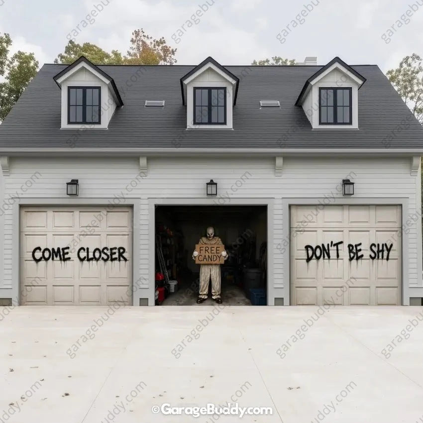 Candy Clown (Limited Edition) | Halloween Garage Door Cover