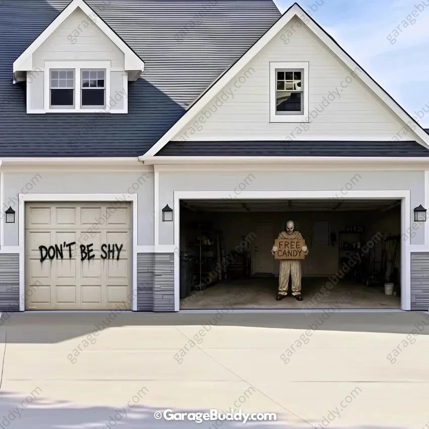 Candy Clown (Limited Edition) | Halloween Garage Door Cover