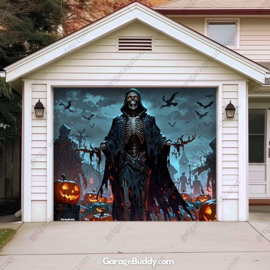 Cursed Night | Halloween Garage Door Cover