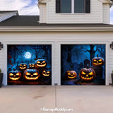Cursed Pumpkins (Glow) | Halloween Garage Door Cover