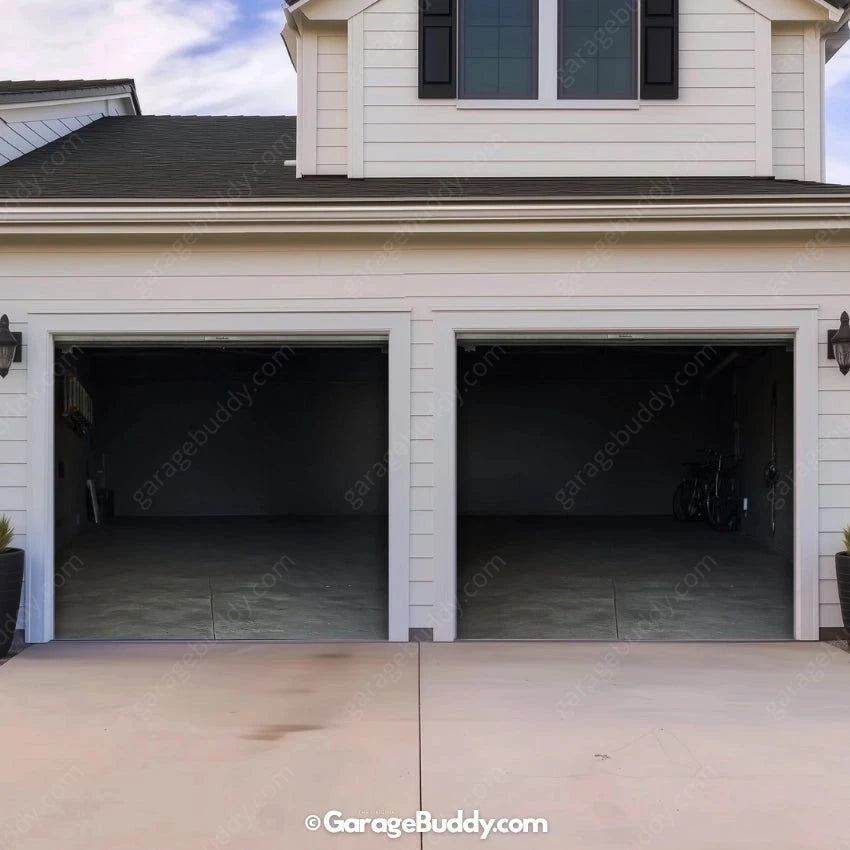 Empty Garage | Halloween Garage Door Cover