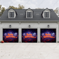 Cute Ghost Halloween Garage Door Cover
