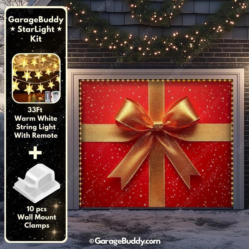 Gift Wrap | Christmas Garage Door Cover