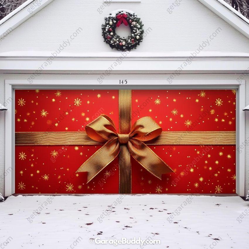 Gift Wrap | Christmas Garage Door Cover