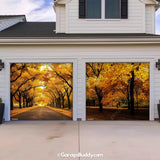 Golden Trail | Nature Garage Door Cover - GarageBuddy 