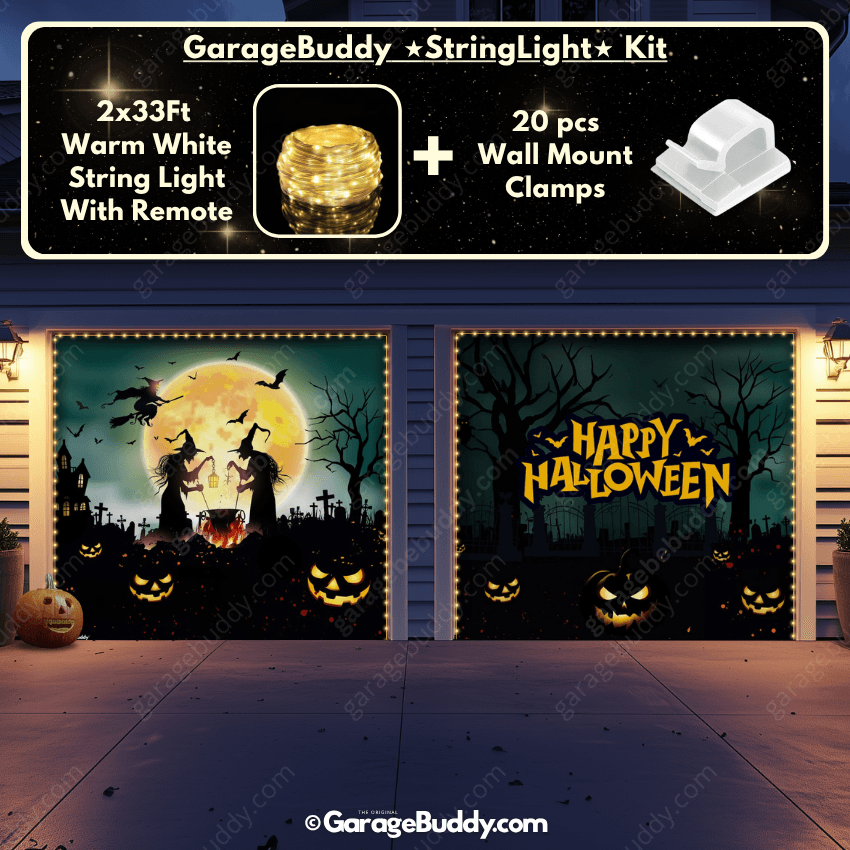 Graveyard Scene | Halloween Garage Door Cover