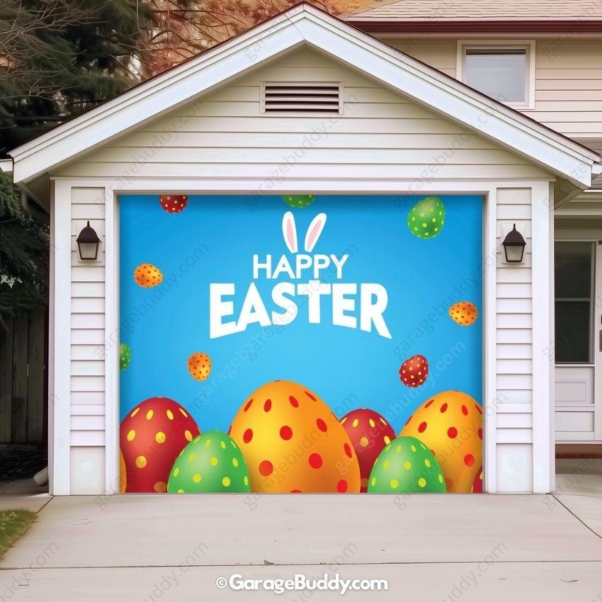 Happy Easter | Festive Garage Door Cover