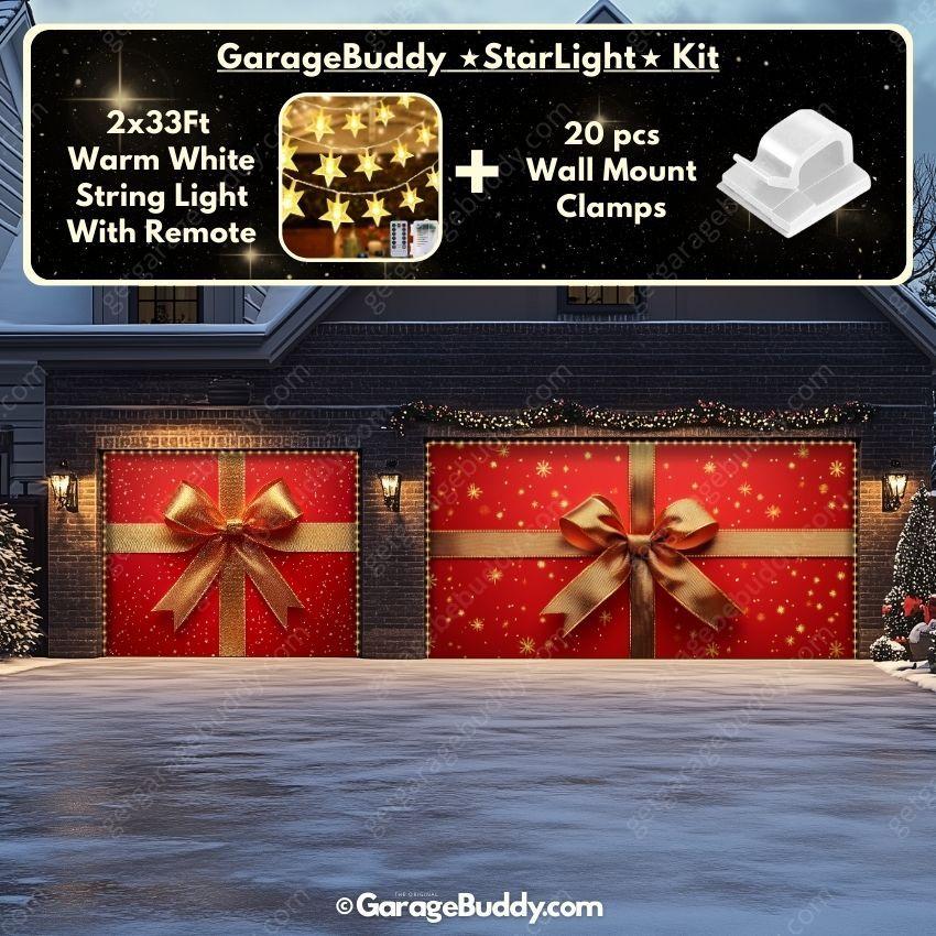 Gift Wrap | Christmas Garage Door Cover