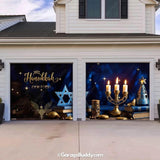 Happy Hanukkah | Festive Garage Door Cover
