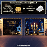 Happy Hanukkah | Festive Garage Door Cover