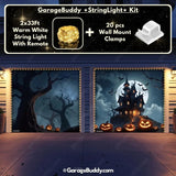 Haunted House | Halloween Garage Door Cover