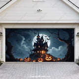 Haunted House | Halloween Garage Door Cover
