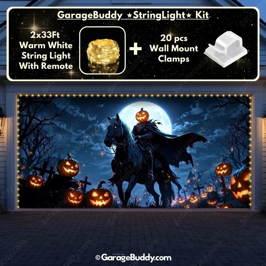 Headless Horseman | Halloween Garage Door Cover
