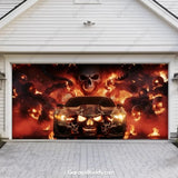 Hell Ride | Halloween Garage Door Cover