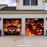 Hell Ride | Halloween Garage Door Cover