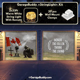 Honor The Fallen (CA) | Patriotic Garage Door Cover