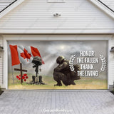 Honor The Fallen (CA) | Patriotic Garage Door Cover
