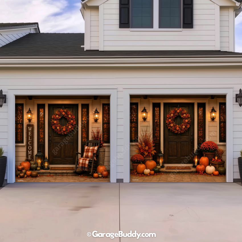 The Autumn Eve | Halloween Garage Door Cover