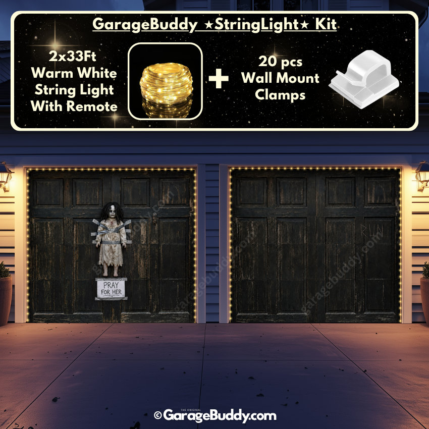 The Cursed Doll | Halloween Garage Door Cover