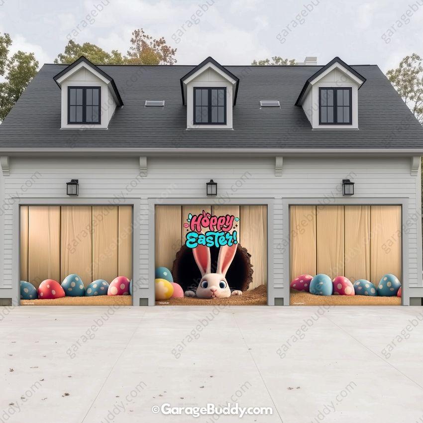 'Hoppy' Easter | Festive Garage Door Cover