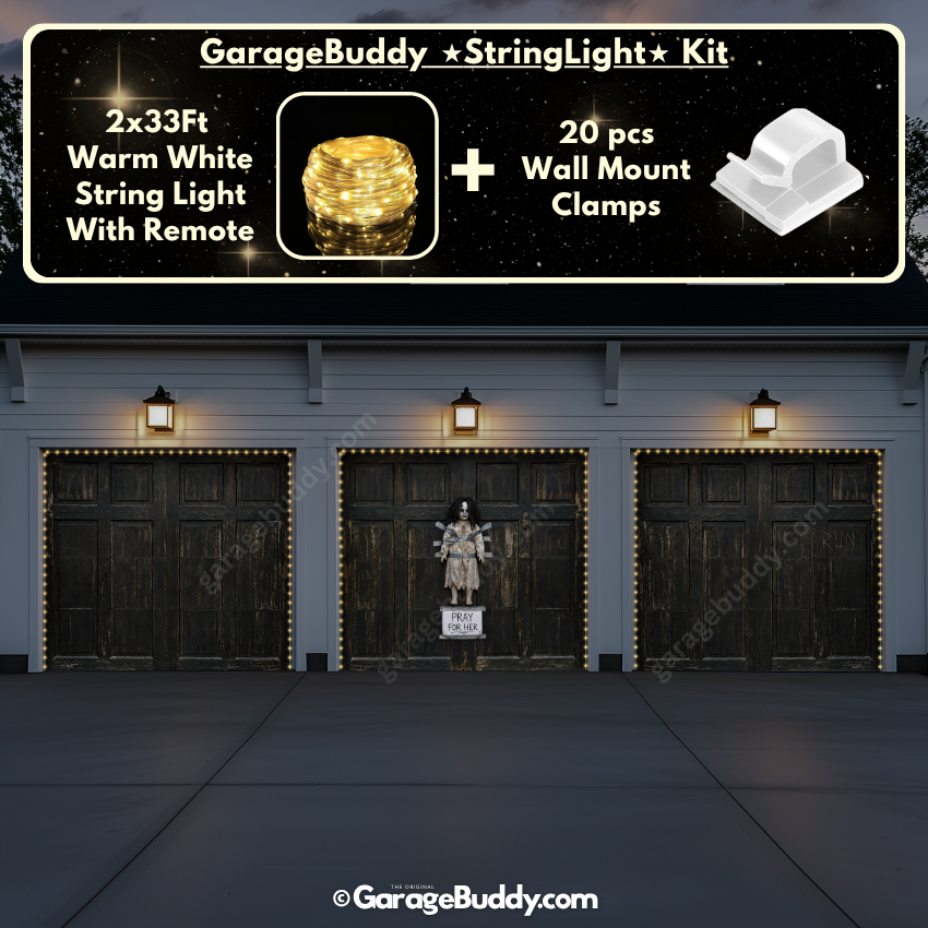 The Cursed Doll | Halloween Garage Door Cover