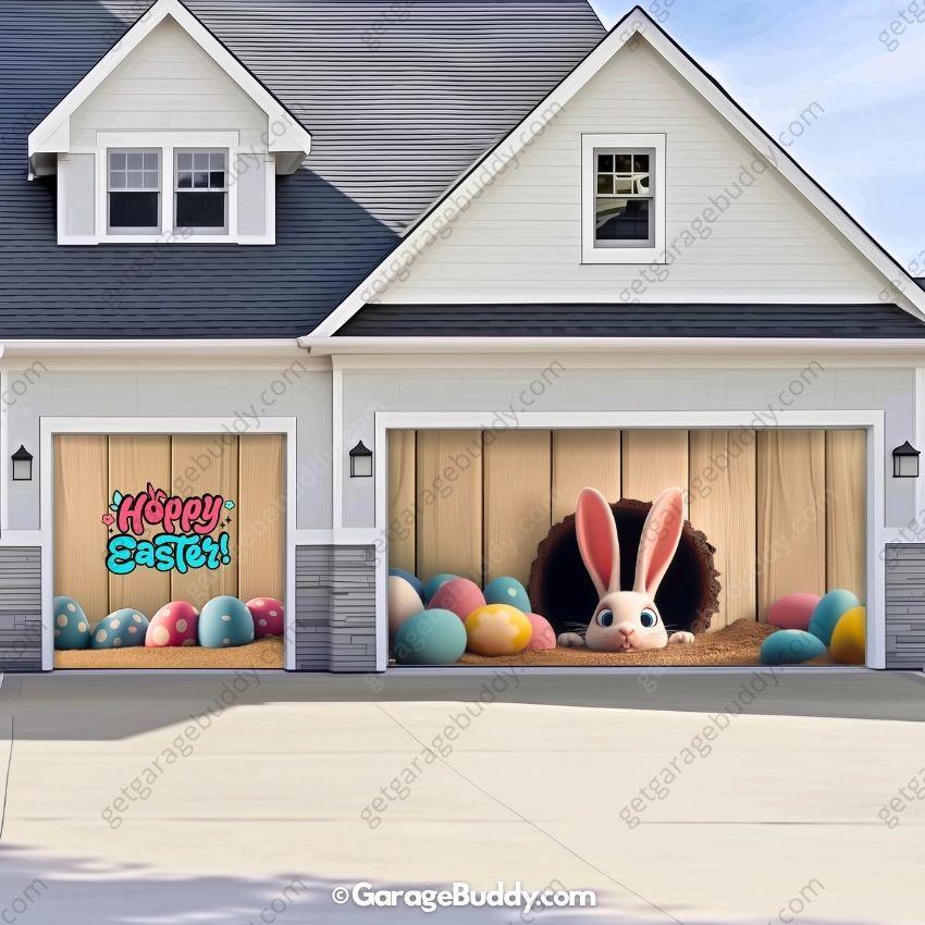'Hoppy' Easter | Festive Garage Door Cover