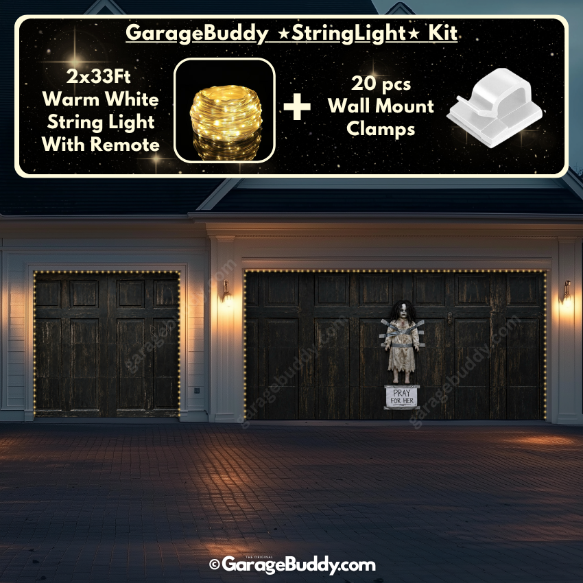 The Cursed Doll | Halloween Garage Door Cover