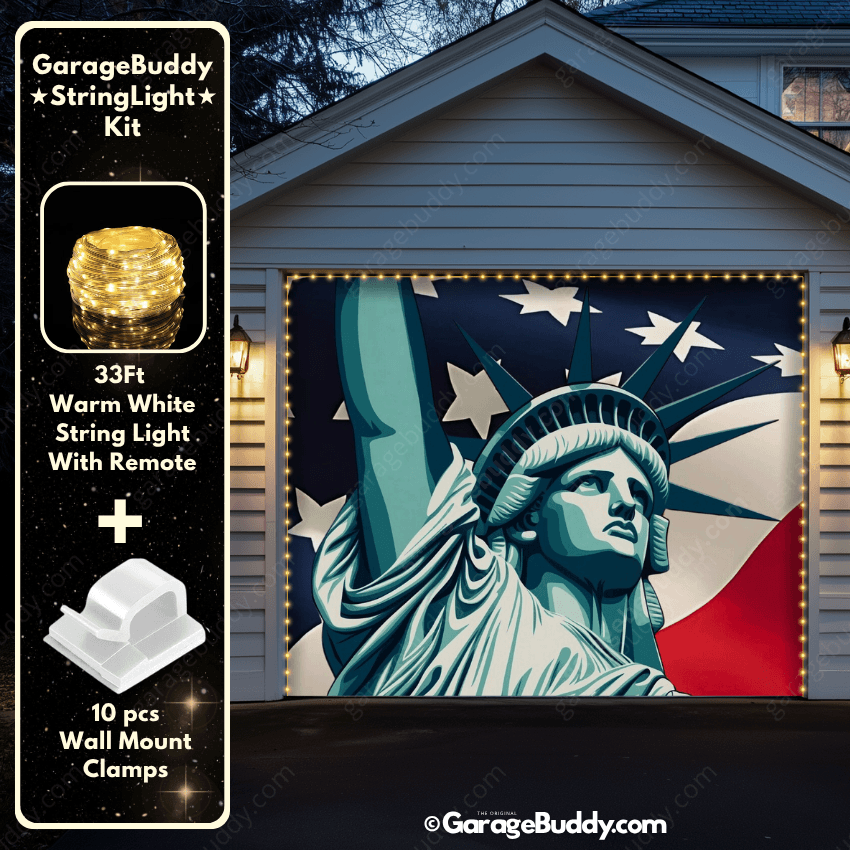Liberty Stripes | Patriotic Garage Door Cover