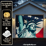 Liberty Stripes | Patriotic Garage Door Cover