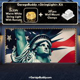 Liberty Stripes | Patriotic Garage Door Cover