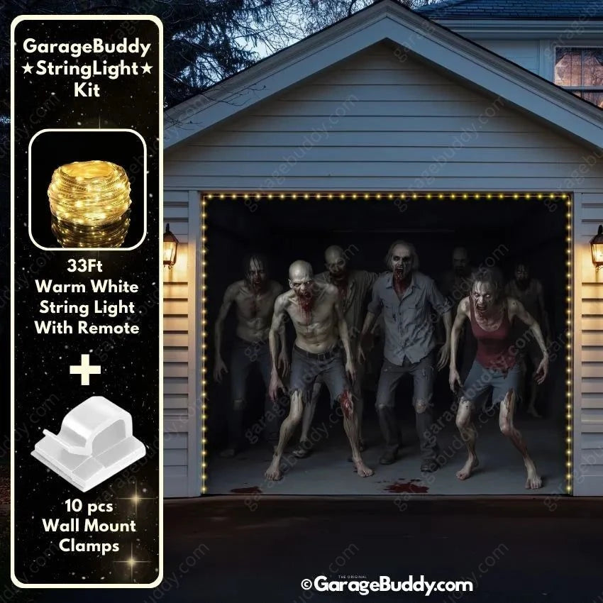 Zombie Invasion | Halloween Garage Door Cover