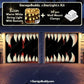 Monster Teeth | Halloween Garage Door Cover