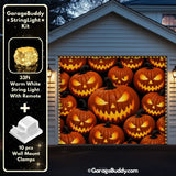 Pumpkin Parade (Glow)  | Halloween Garage Door Cover