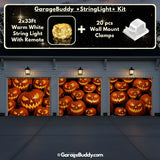 Pumpkin Parade (Glow)  | Halloween Garage Door Cover