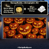 Pumpkin Parade (Glow)  | Halloween Garage Door Cover