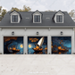Pumpkin Pirates Halloween Garage Door Cover
