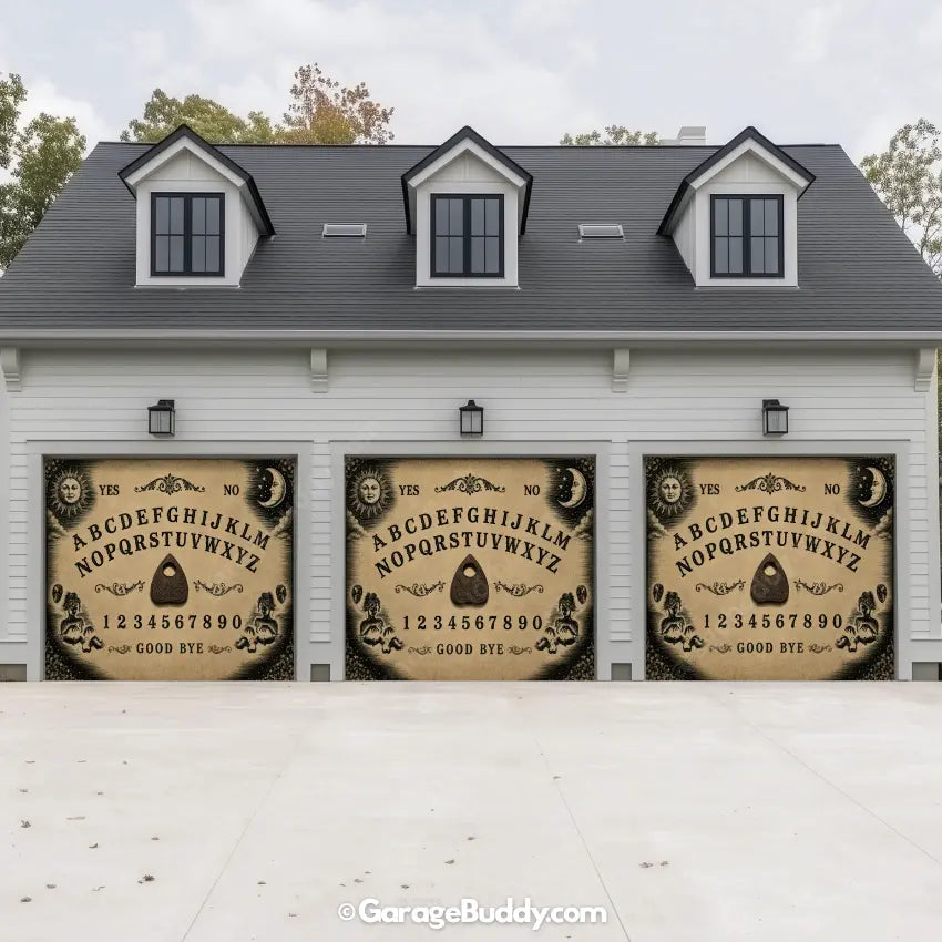 The Summoning Board | Halloween Garage Door Cover