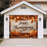 Happy Thanksgiving (B) | Festive Garage Door Cover