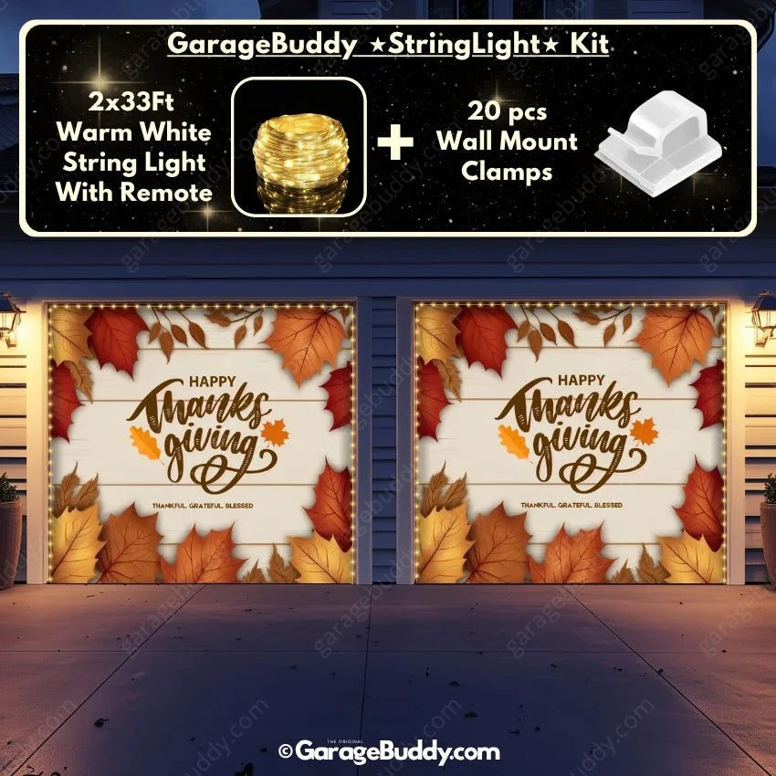 Happy Thanksgiving | Festive Garage Door Cover